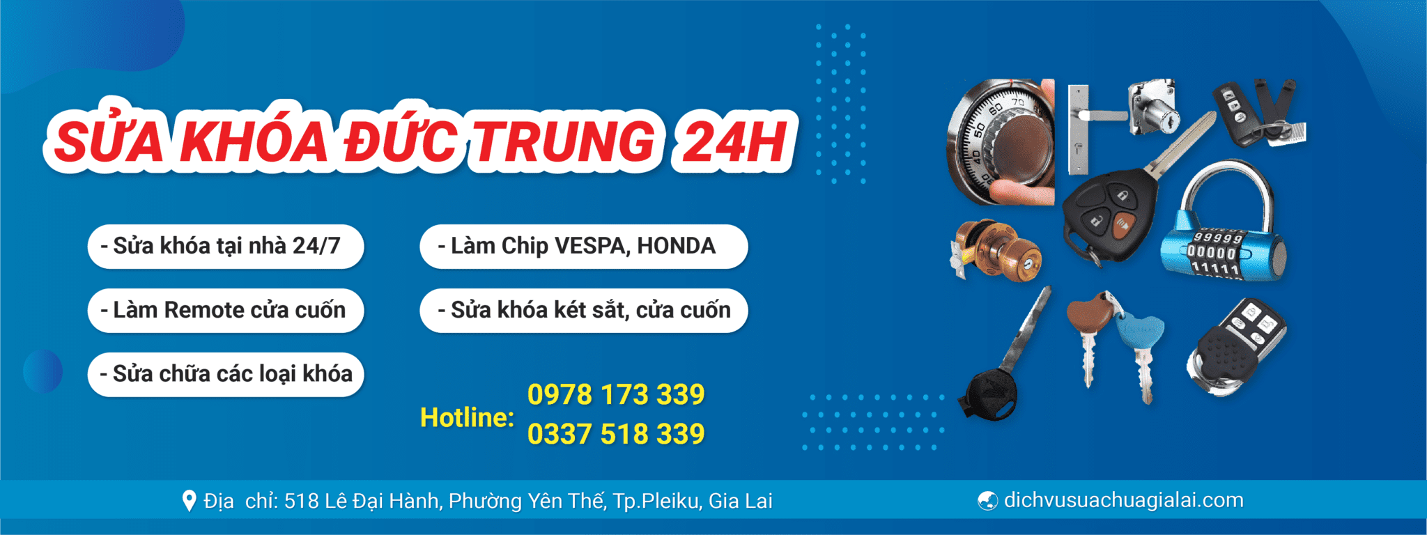 Sửa khóa Đức Trung 24h